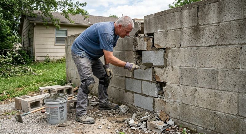 Block Wall Repair in Glendale, AZ