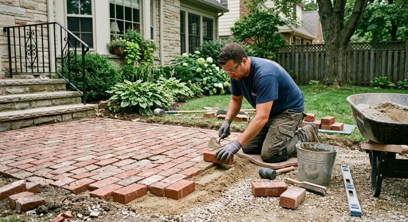Brick Flatwork Repair in Gilbert, AZ