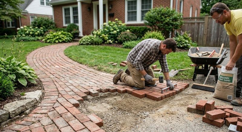 Brick Flatwork Repair in Laveen, AZ