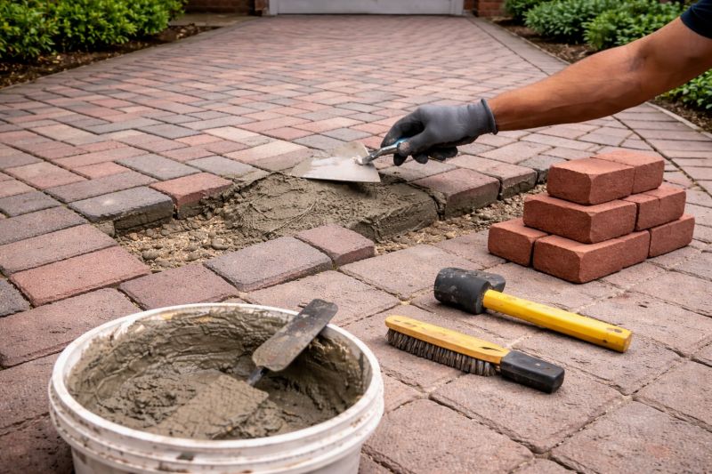 Brick Flatwork Repair in Maricopa County, AZ