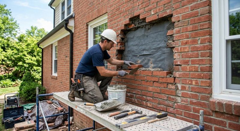 Brick Masonry Repair in Peoria, AZ