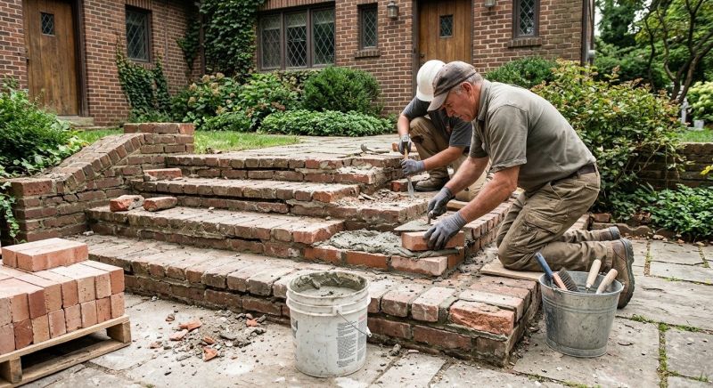 Brick Stairs Repair in Cave Creek, AZ