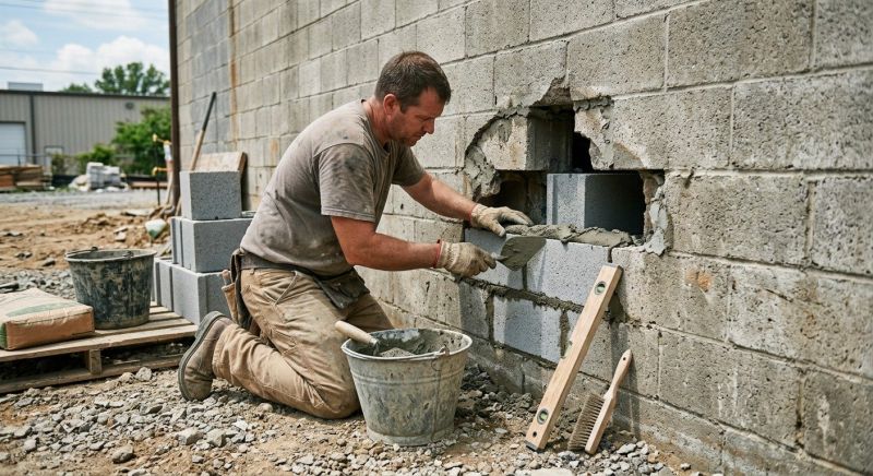 Concrete Block Repair in Glendale, AZ