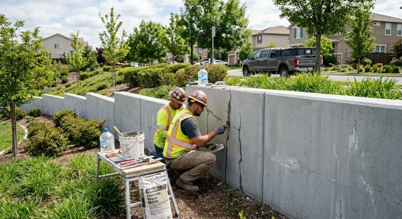 Retaining Wall Repair in Maricopa County, AZ