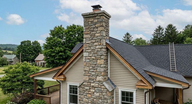 Stone Chimney Installation in Scottsdale, AZ