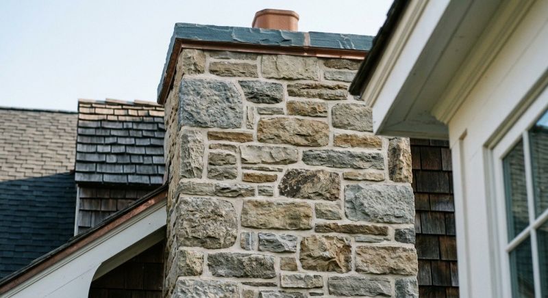 Stone Chimney Installation in Mesa, AZ