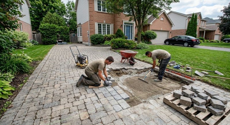 Stone Driveway Repair in Scottsdale, AZ